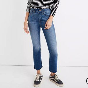 Madewell Wide-Leg Cropped Flare Jeans - Size 32